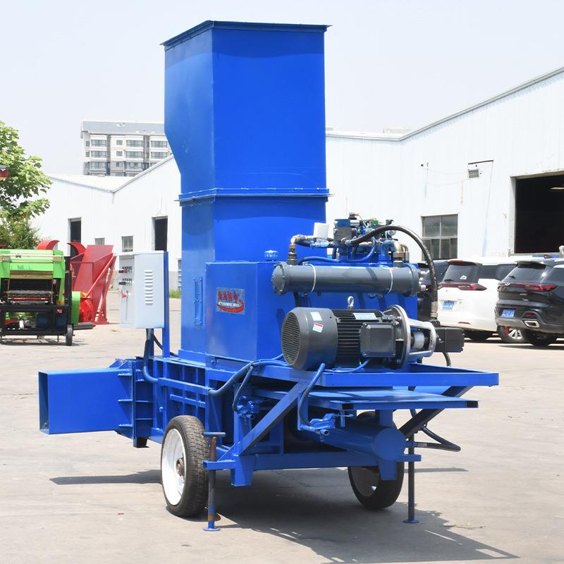 打捆包膜一体机全自动青储打包机玉米秸秆粉碎打包机牛羊饲料