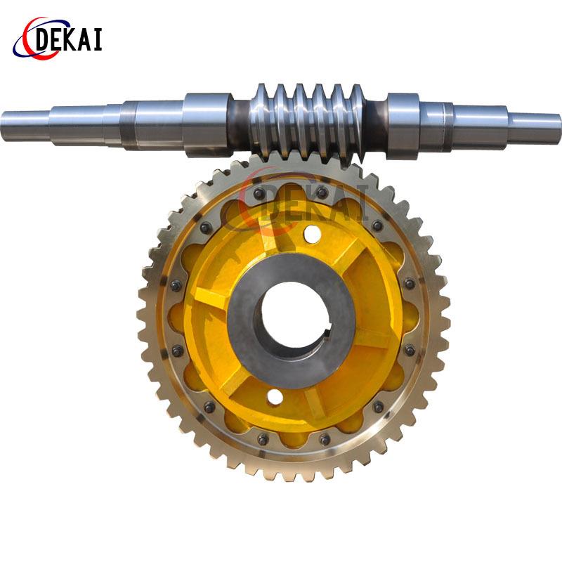 中心距600蜗轮蜗杆副德凯双导程蜗轮蜗杆非标加工测绘
