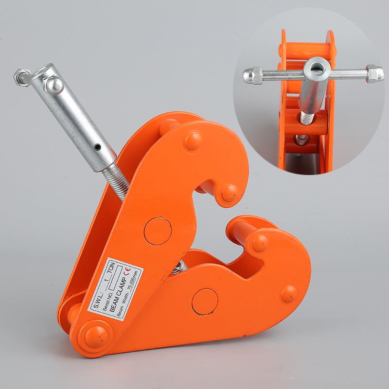 跨境钢轨夹顿工钢轨夹持器10T5T轨道夹持器YC型工字钢夹钳