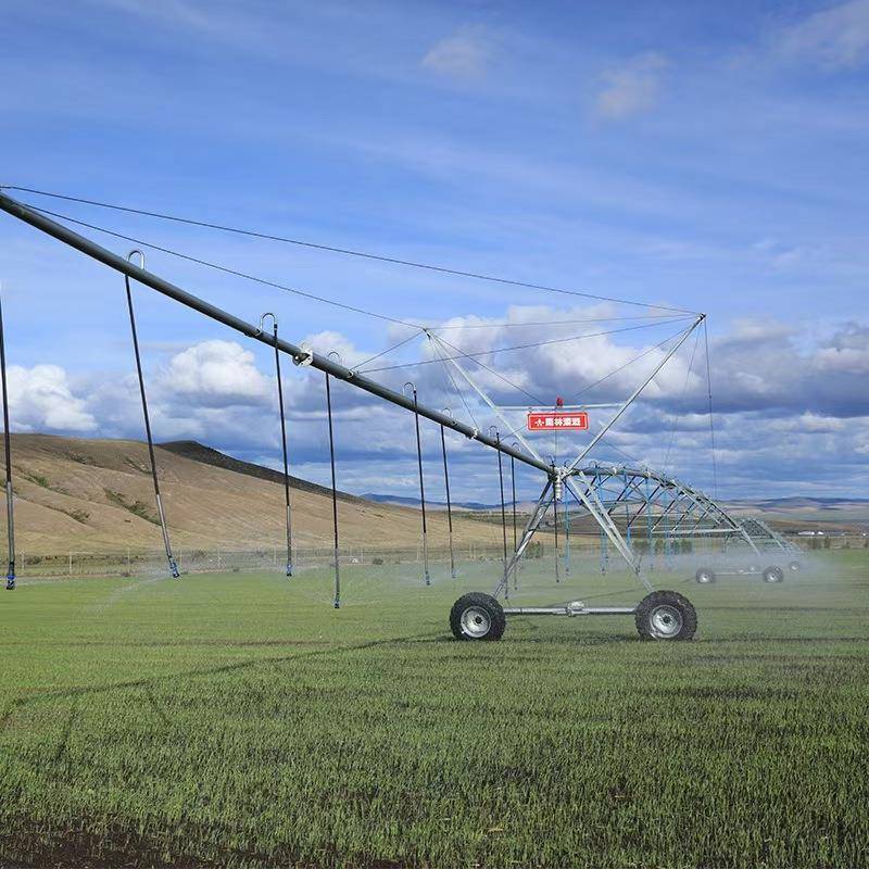 平移式喷灌机指针式喷灌机全自动高效大型农田水肥一体化灌溉设备