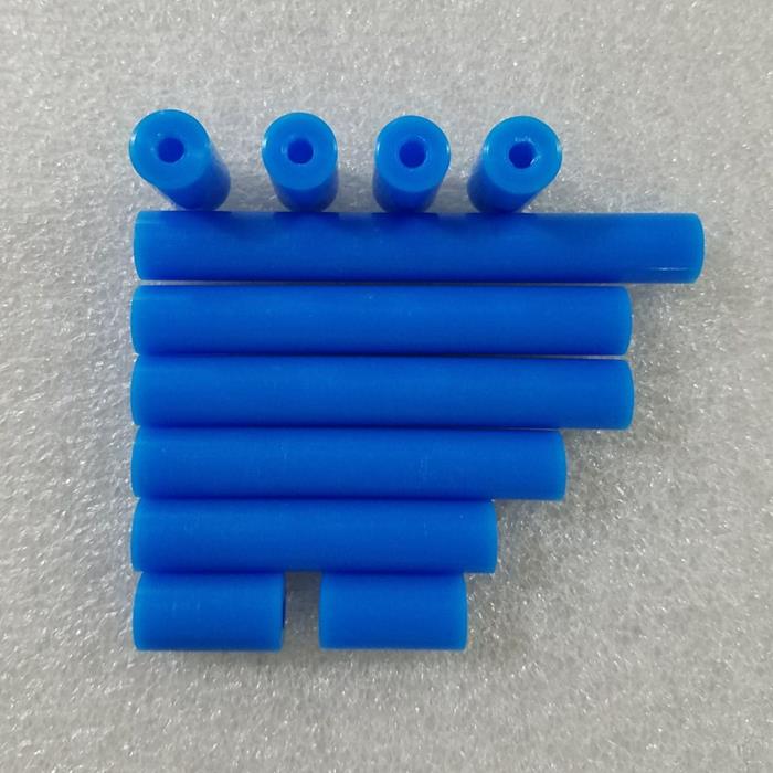 10MM蓝色压棒ICT支撑棒POM压棒治具支撑柱赛刚棒10-140mm连接胶柱