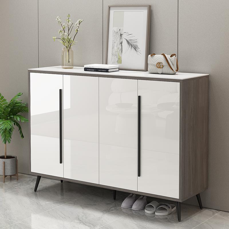 岩板台面入户鞋柜家用门口2025爆款现代收纳室内过道电梯楼道玄关