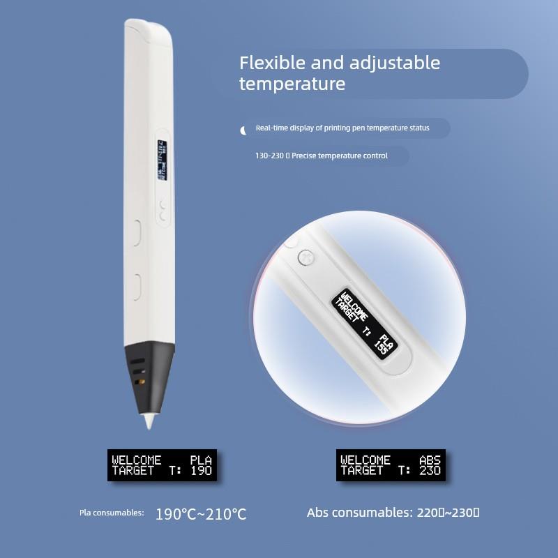 高温3D打印笔专业级PLA学生儿童比赛培训三d立体空中绘画Sanago