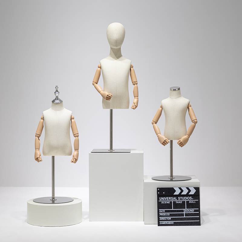 儿童模特半身人偶道具服装店童装人台橱窗婴儿男女小孩台模展示架