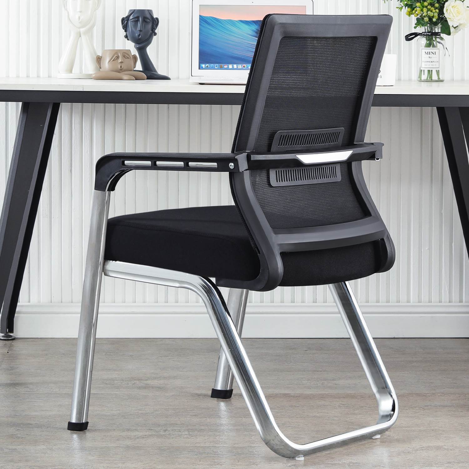 办公椅家用电脑椅会议椅会客椅书房椅子学习椅舒适透气网椅四脚椅