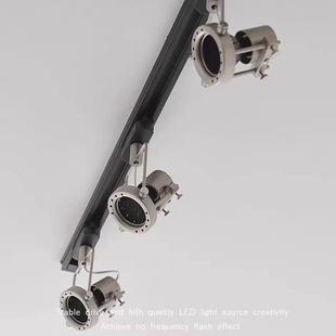 复古包豪斯明装轨道灯工业风射灯商用酒馆咖啡厅服装店铺金属吸顶