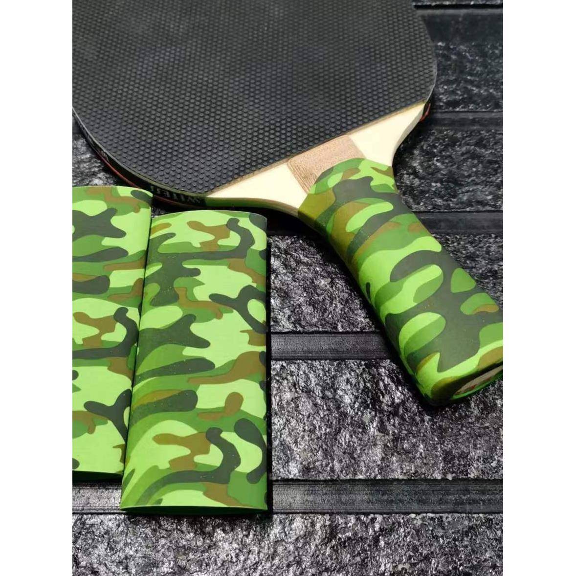 乒乓球拍热缩手胶握把手柄套胶皮吸汗防滑双色个性胶套一体式设计