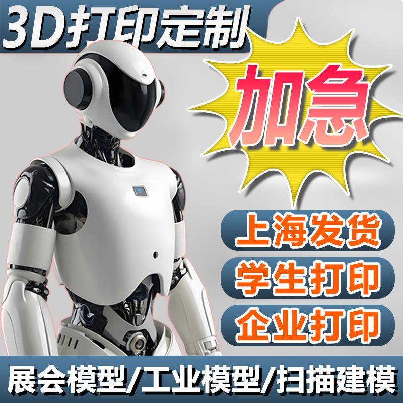 上海3d打印模型定制扫描光固化树脂ABS铝合金尼龙上色PLA软胶金属