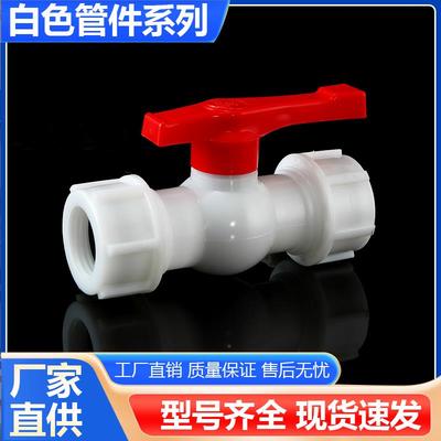 水管快接接头球阀开关管件配件大全4分6分25一寸32塑料活接20阀门