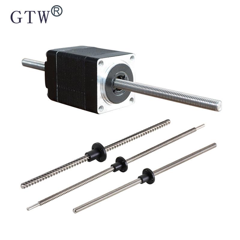 28贯通式丝杆直线步进电机类似气缸运动小体积活塞运动直线