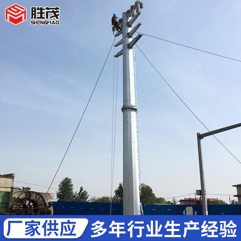 输电钢杆高压电力钢管杆电力钢杆基础件热镀锌防腐钢杆