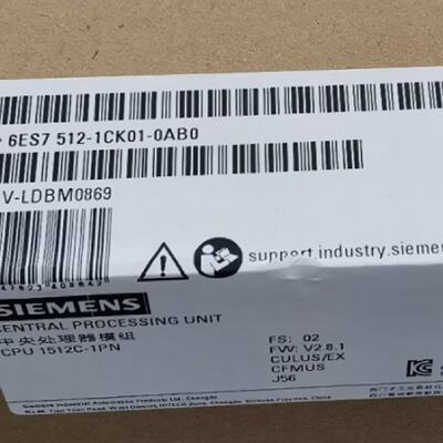议价6ES7512-1CK01-0AB0西门子PLC S7-1500CPU模块6ES75121CK010A