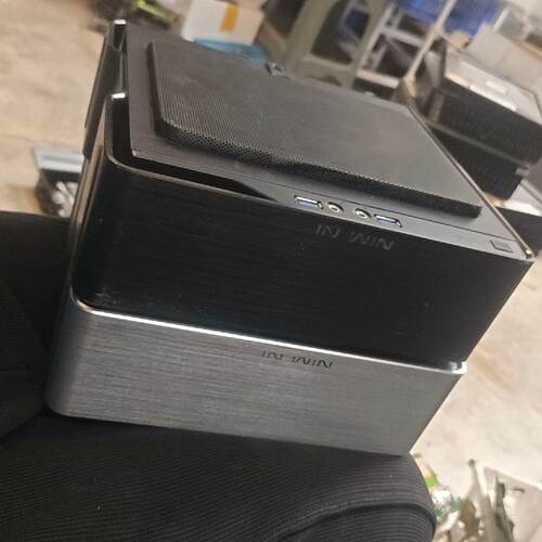 询价-INWIN迎广肖邦ITX机箱银色铝合金面板带双USB3
