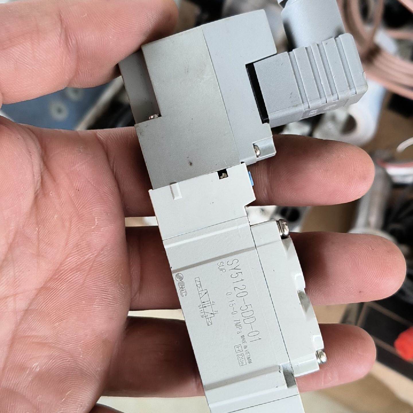SMC电磁阀SY51205DZ01二手拆机件实物拍摄--议价商品