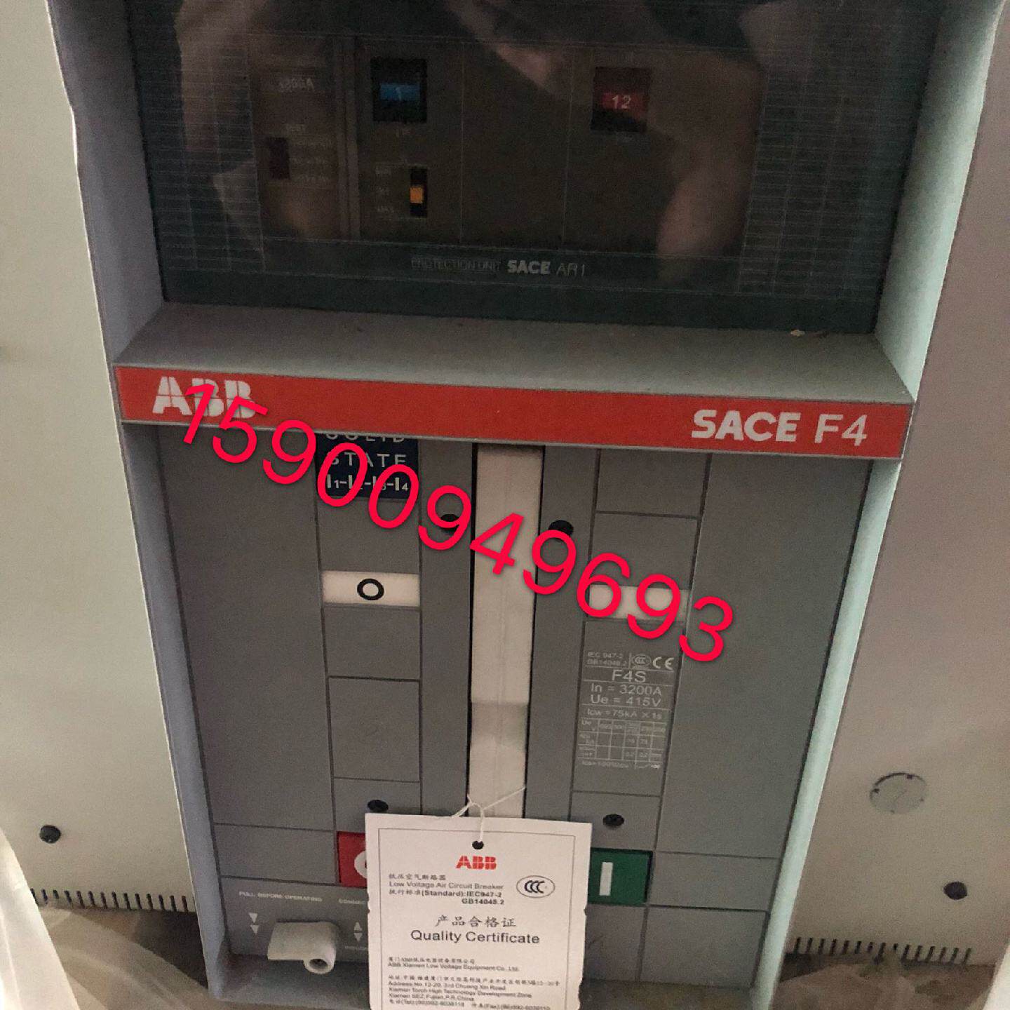 议价全新原装正品库存ABB 框架断路器F4S 3200A抽屉式本体