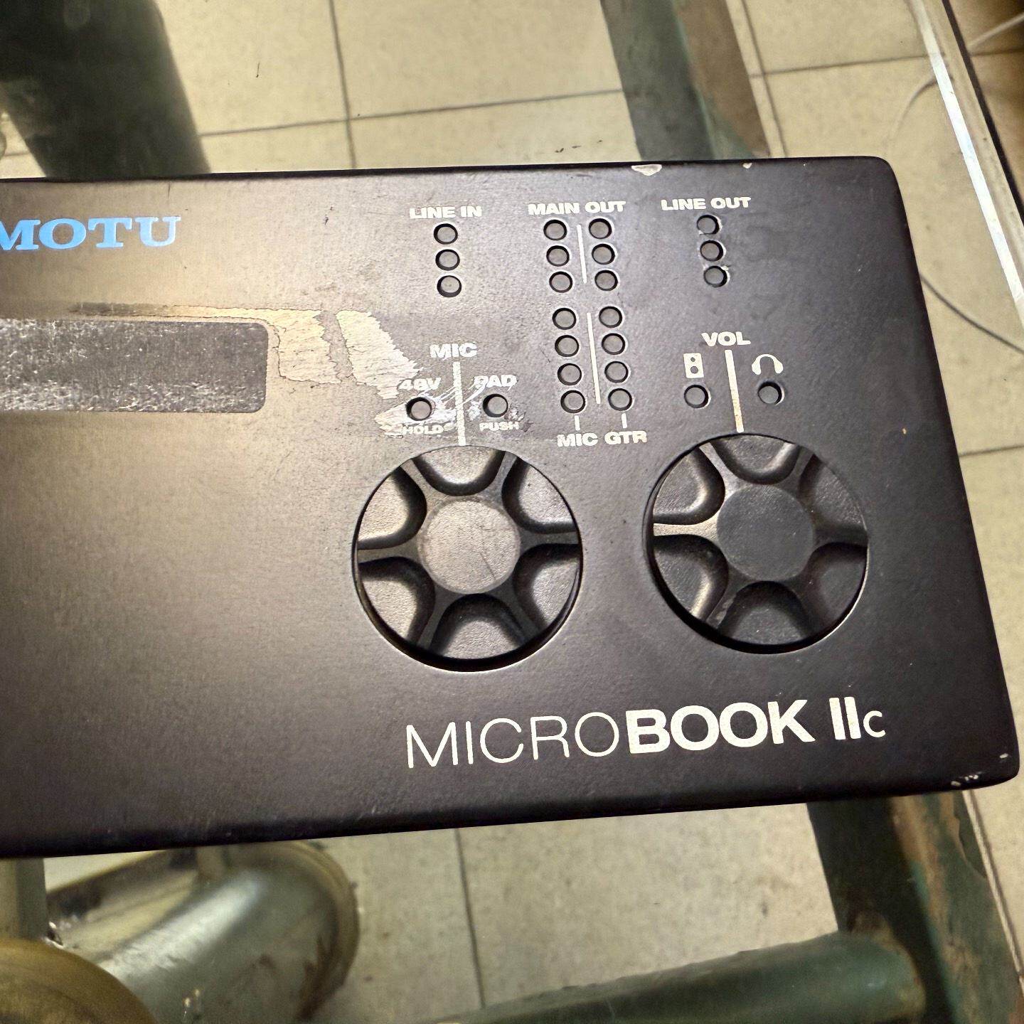 MOTUMICROBOOKIIc声卡USB供电带话放议价及维修！