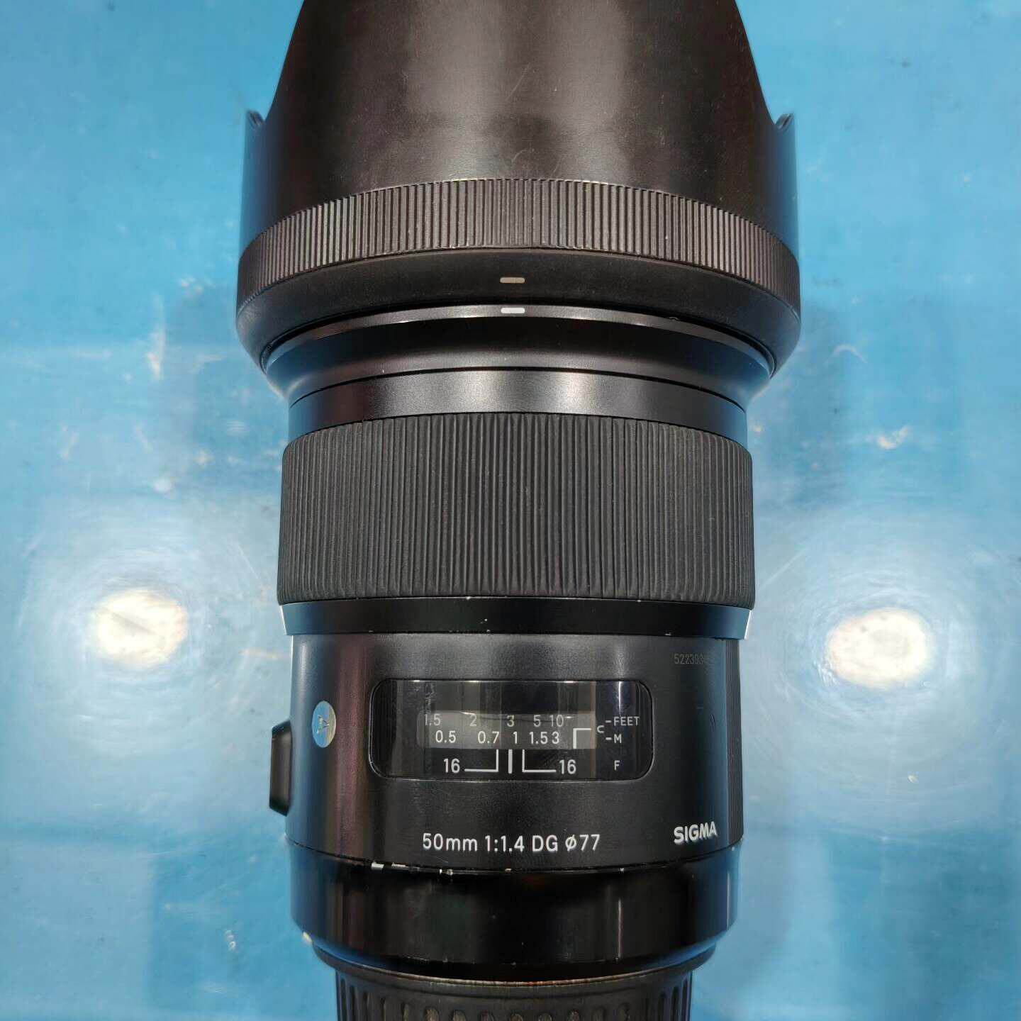 适马Art 50/1.4 DG HSM定焦镜头 佳能口93新--议价商品