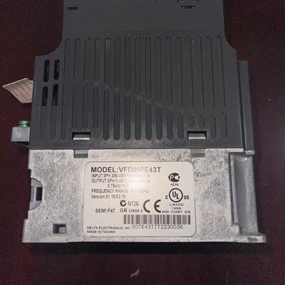 议价Delta Inverter Vfd007e43t 0.75Kw 380V适用