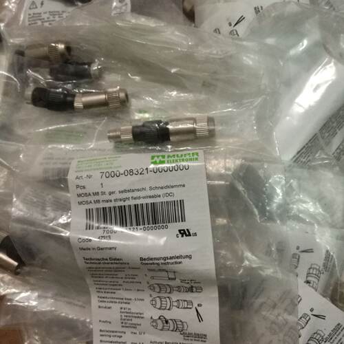 议价全新原装正品穆尔MURR连接器 7000-08321-0000000 现货47313