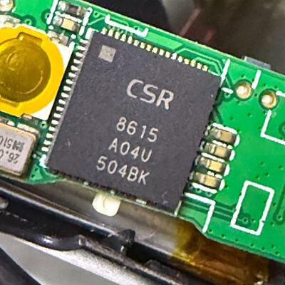 ELECOM蓝牙耳机主板处理图片实在图CSR8615芯片议价及维修！