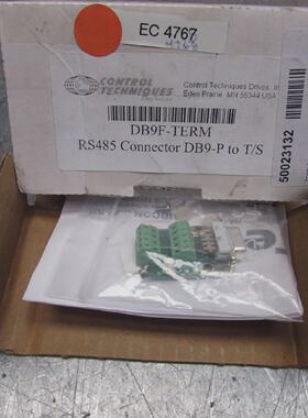 CONTROLTECHNIQUESDB9FTERMRS485连接器DB9P到TS全新带盒优惠