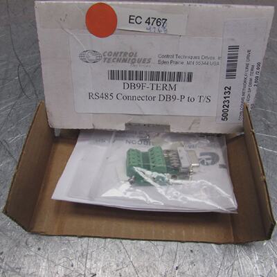 CONTROLTECHNIQUESDB9FTERMRS485连接器DB9P到TS全新带盒优惠
