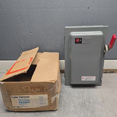 CUTLERHAMMER DH362U HEAVYDUTY SAFETY SWITCH 60ANEW IN BOX