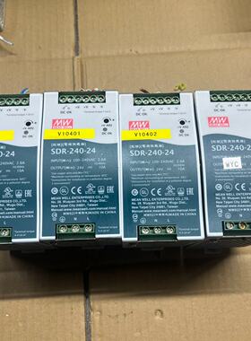 SDR24024台湾明纬24V导轨2448V直流开关电