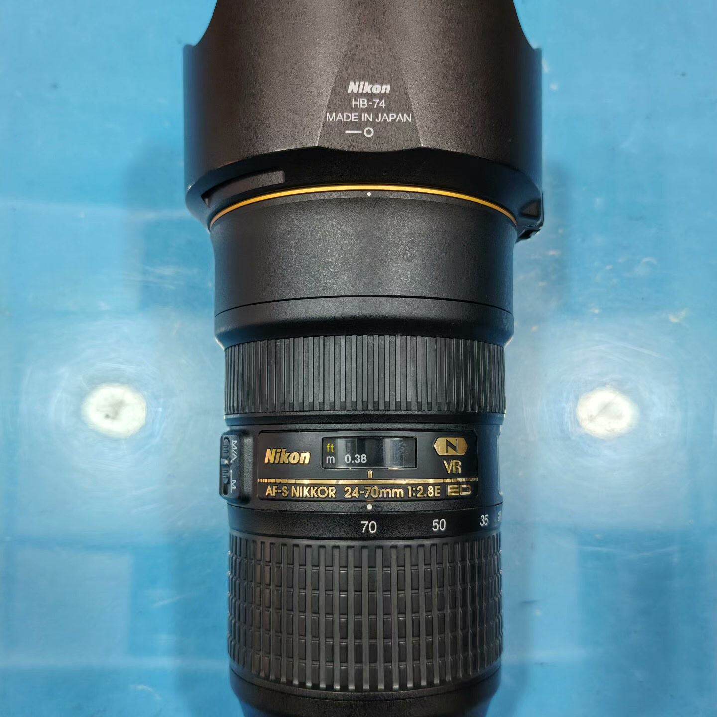尼康VR 24-70/2.8E ED二代防抖镜头 97新如--议价商品