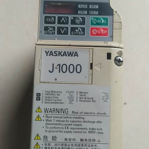 询价安川0.75kw变频器，CIMR-JBBA0003BBA议价