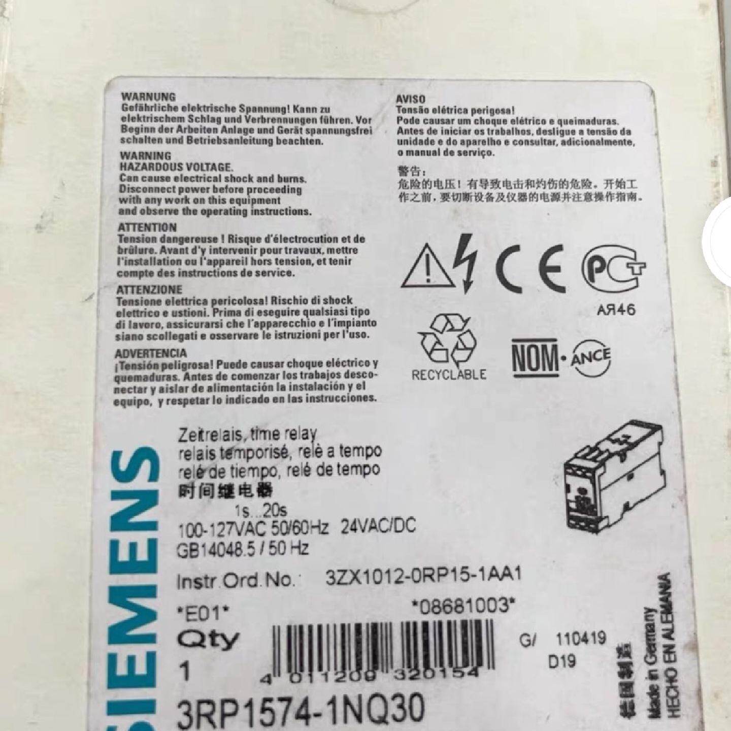询3RP15741NQ30