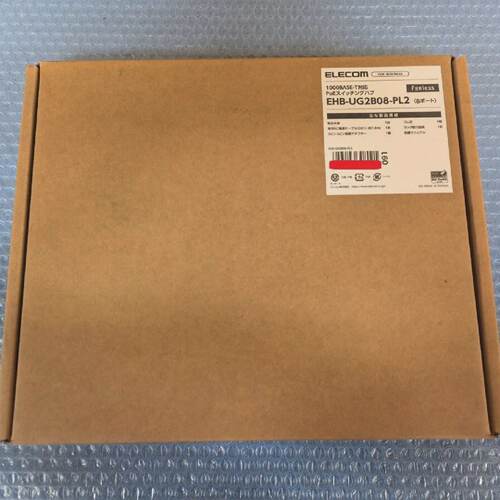 ELECOM EHBUG2B08PL2 8Port Gigabit PoE Switch 1000BASET