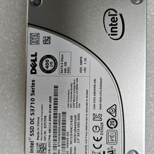 Intel SSD DC 3710 400GB 2.5 6G议价