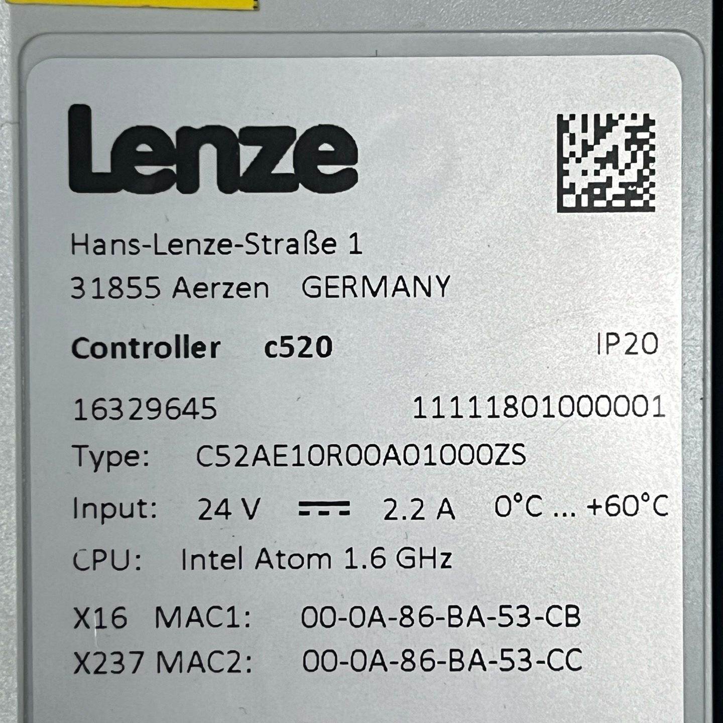 议价Lenz Cpu Host C52ae10r00a01000zs Original适用