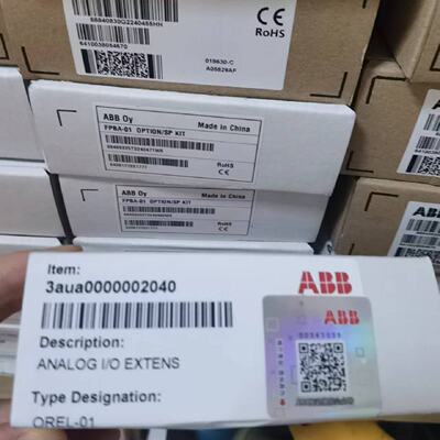 议价现货实价OREL-01继电器输出扩充卡ABB扩展模块全新原装正品