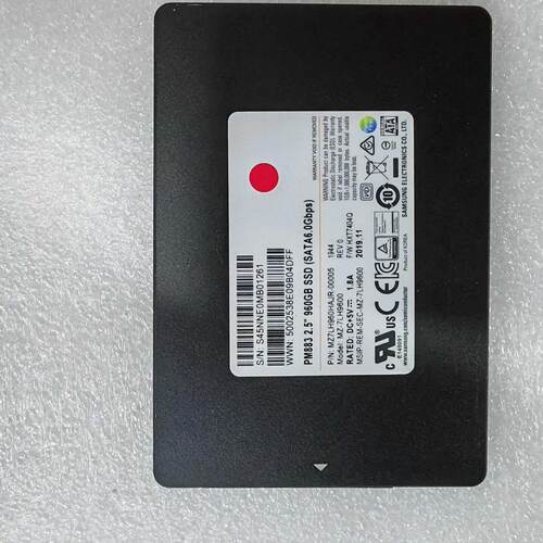 Samsung PM883 SSD 960GB 2.5 6G议价