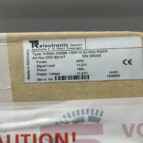 议价德国TR编码器IH58A-04096-1SW10-SC002-R4ZR 242-60147 11-27