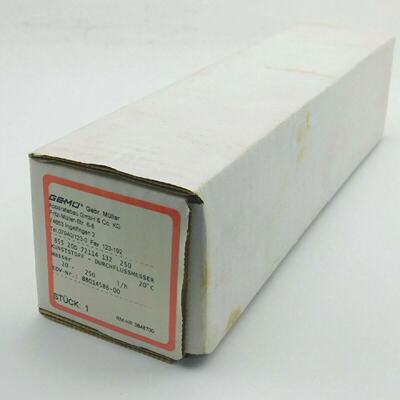 GEM DURCHFLUSSMESSER 855 20D 72114 132 250 PS 100 Bar IDE880