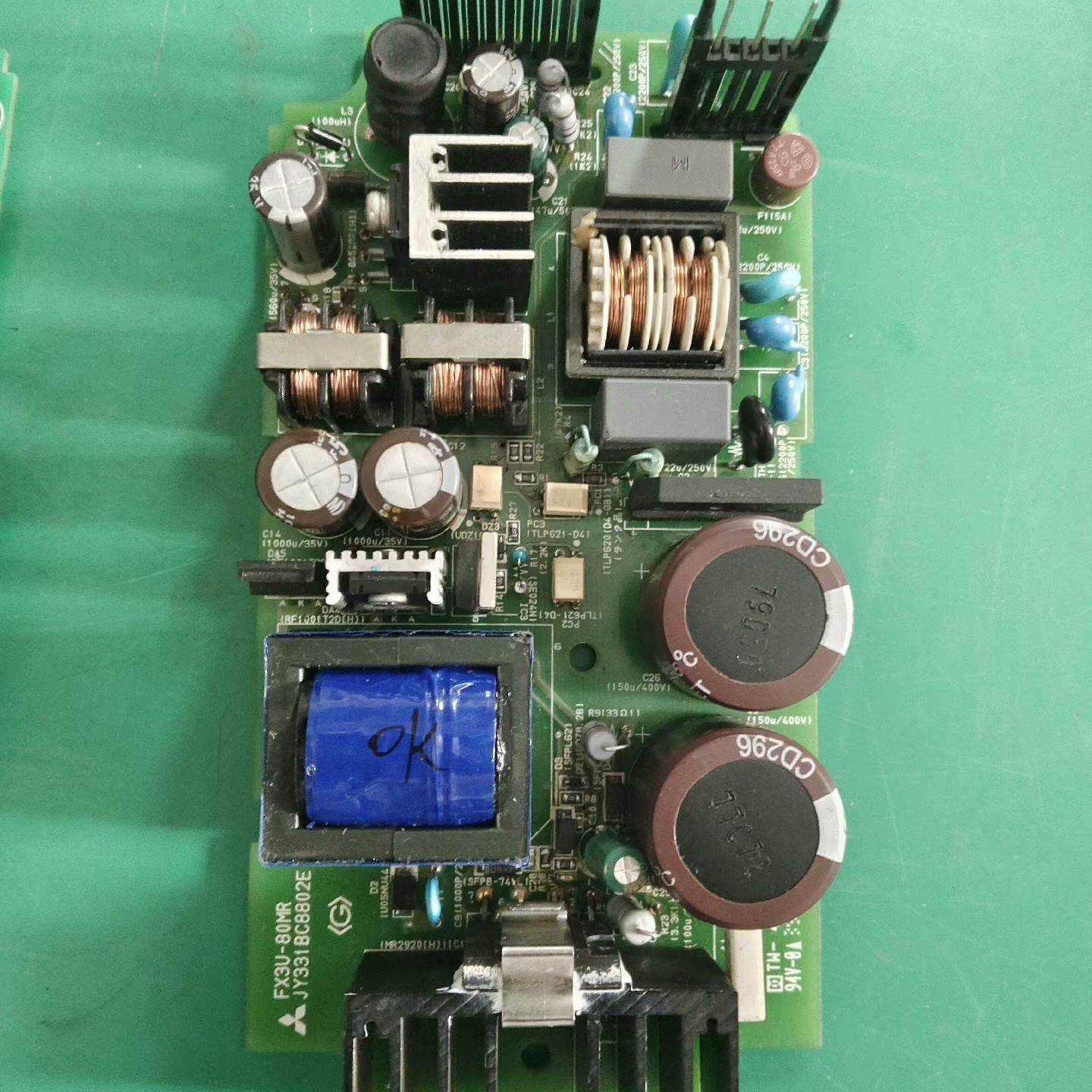 三菱plc电源板，正品三菱FX3U-48/64/80MT/M--议价商品