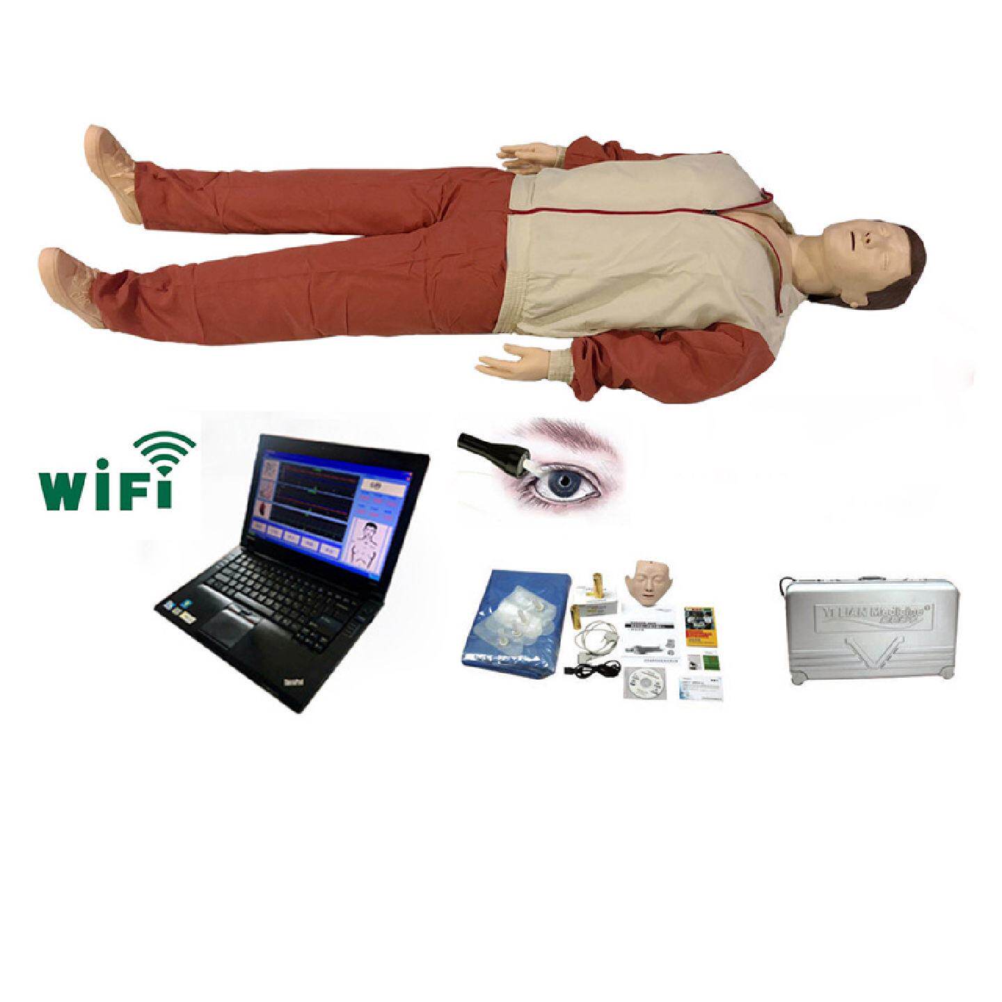 厂家供应CPR700W-T电脑高级心肺复苏模拟人瞳孔对光反射计算机