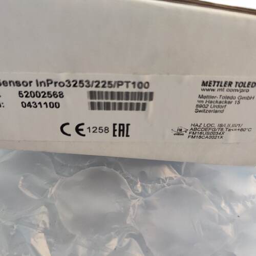 议价52002568全新原装梅特勒托利多inpro3253/225/PT1000现货特价