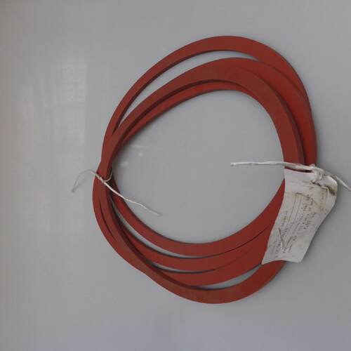 4 x Radienoval Silicon 605Sh. Red 420x325x20x10 mm 40463071.