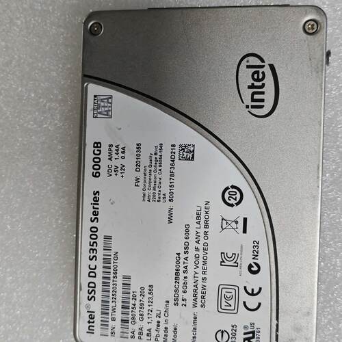 Intel SSD DC S3500 600GB SATA议价