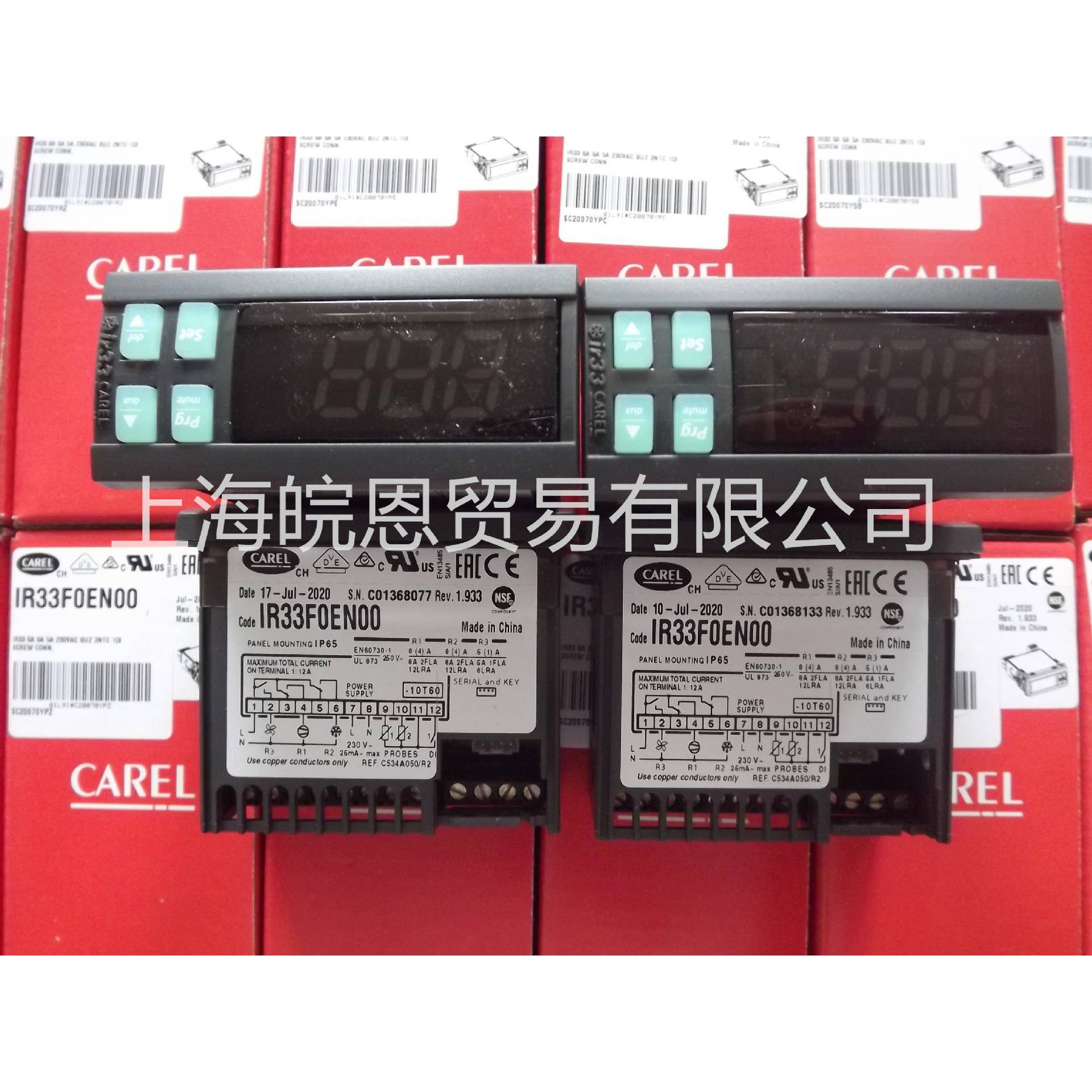 IR33F0EN00现货IR33W7LR20意大利卡乐CAREL温控器IR33W7HR20