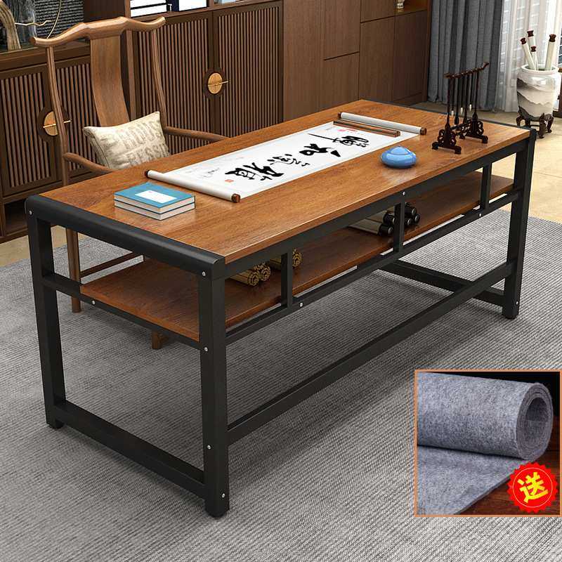 书桌书法桌子书画桌家用双层培训辅导班绘画课桌毛笔写字台电脑桌,模玩/动漫/周边/娃圈三坑/桌游,模型制作工具/辅料耗材,淘宝优惠券,粉丝福利购,淘宝优惠卷