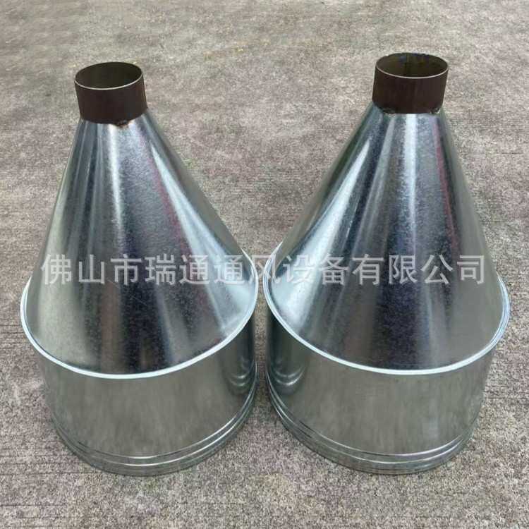 厂家定制 螺旋风管配件 不锈钢白铁皮漏斗 养殖保温颗粒木糠炉