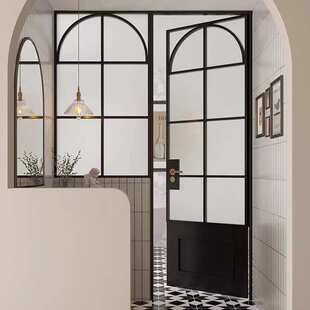 法式复古门联窗平开门卫生间玻璃门厕所卫厨房铝合金门