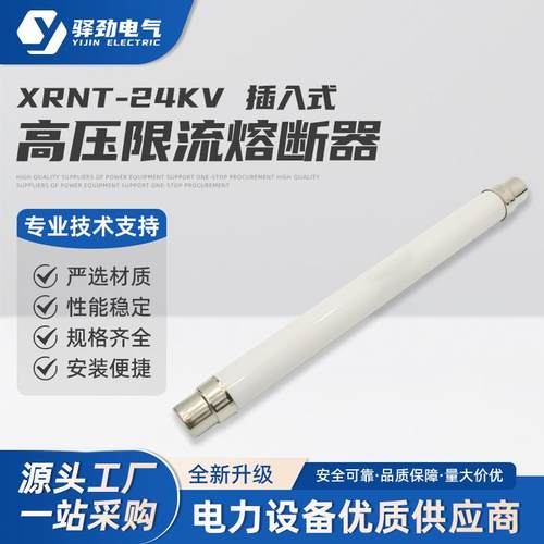 插入式高压限流熔断器XRNT-24KV3.15-40A高分段能力熔丝管变压器
