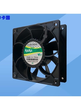 KA1238X-3200D24BL机柜24V防尘防水金属9叶耐高温