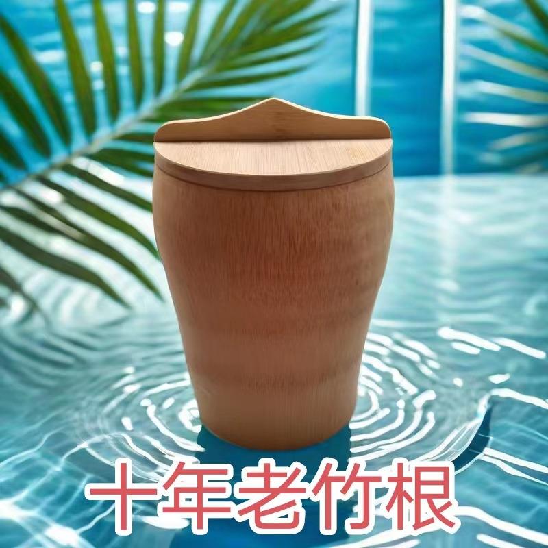 野炊竹根蒸饭桶楠竹筒饭竹筒竹根露营家用蒸饭竹甄子蒸筒整竹蒸桶